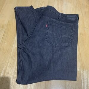 Levis 569 Jeans Mens  42x32 Black Denim Loose Straight Fit Grunge Baggy Hip Hop